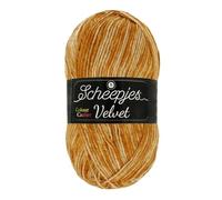 Scheepjes Colour Crafter Velvet 100g - 845 Astaire Beige Brown Yarn for Knitting and Crocheting