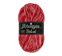 Scheepjes Colour Crafter Velvet 1x100g - 847 Bogart, Red and Pink Acrylic Yarn