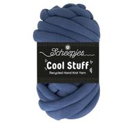 Scheepjes Cool Stuff Jumbo (20m) Weight Yarn - for Modern Home Decor Projects, Recycled Polyester, 506 Deep Dive, 1 x 500g