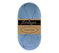 Scheepjes Cotton Create 1x50g - 506 Stitch, Blue Knitting and Crochet Yarn