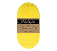Scheepjes Cotton Create 1x50g - 551 Yellow Yarn for Knitting and Crocheting
