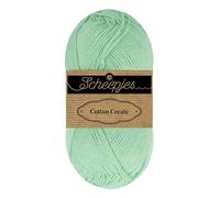 Scheepjes Cotton Create 1x50g - 664 Cast on, Green Cotton Knitting and Crocheting Yarn