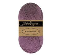 Scheepjes Cotton Create 1x50g - 721 Drape, Purple Crochet and Knitting Yarn