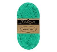 Scheepjes Cotton Create 1x50g - 723 Progress, Green Yarn for Knitting and Crochet