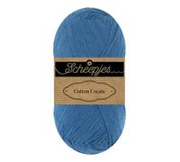 Scheepjes Cotton Create 50g - 519 Split, Blue Knitting and Crochet Yarn