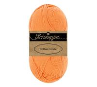 Scheepjes Cotton Create 50g - 639 Adjust, Orange Knitting and Crochet Yarn