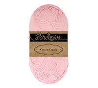 Scheepjes Cotton Create 50g - 649 Punch Pink Yarn for Knitting and Crocheting