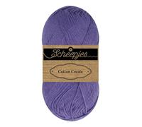 Scheepjes Cotton Create 50g - 661 Twist, Purple Yarn for Knitting and Crocheting