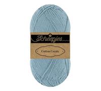 Scheepjes Cotton Create 50g - 711 Fold, Blue Crochet and Knitting Yarns