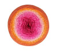 Scheepjes Cotton Whirl 1000m - 703 Sugary Sunset, Oranje/Roze/Bruin Haak- en Breigarens