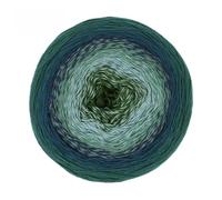 Scheepjes Cotton Whirl (1000m) Fingering Weight Yarn - Soft and Breathable, for Knitters and Crocheters, 724 Underwater World, 1 x 226g