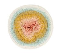 Scheepjes Cotton Whirl (1000m) Fingering Weight Yarn - Soft and Breathable, for Knitters and Crocheters, 728 Marshmallow, 1 x 226g