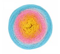Scheepjes Cotton Whirl (1000m) Fingering Weight Yarn - Soft and Breathable, for Knitters and Crocheters, 719 Fields of Nectar, 1 x 226g