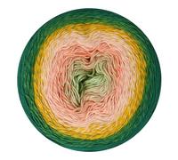 Scheepjes Cotton Whirl Yarn 1000m - Colour Me Crafty (732) - Green and Pink