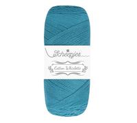 Scheepjes Cotton Whirlette 100g - 808 Water Blue Yarn for Knitting and Crochet