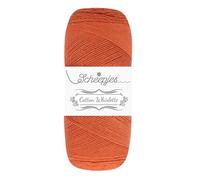 Scheepjes Cotton Whirlette 1x100g - 802 Pumpkin, Bruin Katoen Haak- en Breigarens