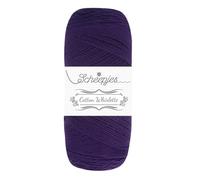 Scheepjes Cotton Whirlette Yarn - 801 Grape, 100g for Knitting and Crochet