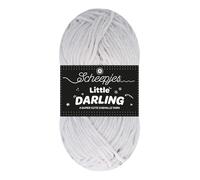 Scheepjes Little Darling 50g 423 Hippo Grey Yarn for Knitting and Crochet