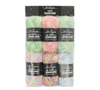 Scheepjes Little Darling Sprinkled Gradient Yarn 6 x 25 g - Suga (Blue, Pink, Purple)