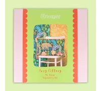 Scheepjes - Lucy Tiffney Wallpaper Collection (60x40cm) Mr Bear Tapestry Kit for Wall Decoration - 1 Piece