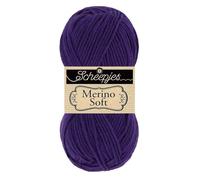 Scheepjes Merino Soft 1x50g - 638 Hockney, Purple Knitting and Crochet Yarn