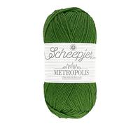 Scheepjes Metropolis 1x50g - 031 Canberra, Green Knitting and Crocheting Yarn