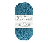 Scheepjes Metropolis 50g - 014 Lahore, Blue Knitting and Crochet Yarn