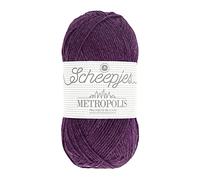 Scheepjes Metropolis 50g - 053 Santiago, Purple Yarn for Knitting