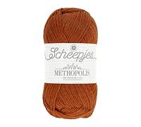 Scheepjes Metropolis 50g - 065 Liverpool Brown Knitting and Crochet Yarn