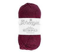 Scheepjes Metropolis 50g Yarn - 050 Bogotá, Paars en Rood Haak- en Breigarens