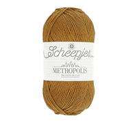 Scheepjes Metropolis 1x50g - 035 Seoul, Geel en Bruin Brei- en Haakgaren