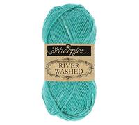 Scheepjes River Washed 1x50g - 952 Rijn, Blauw Brei- en Haakgaren
