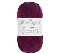 Scheepjes - Scheepjes Bamboo Soft 251 Deep Cherry Cotton Yarn - 1x50g