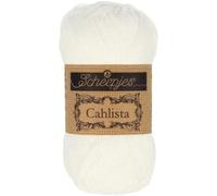 Scheepjes - Scheepjes Cahlista 106 Snow White Yarn - 1x50g