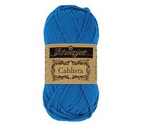 Scheepjes - Scheepjes Cahlista 201 Electric Blue Yarn - 1x50g