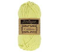 Scheepjes - Scheepjes Cahlista 392 Lime Juice Yarn - 10x50g
