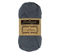 Scheepjes - Scheepjes Cahlista 393 Charcoal Yarn - 10x50g