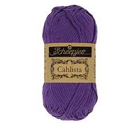 Scheepjes - Scheepjes Cahlista 521 Deep Violet Yarn - 10x50g