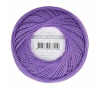 Scheepjes - Scheepjes Candy Floss 113 Delphinium (165m) Organic Mercerised Cotton Yarn - 1x20g