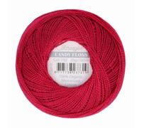 Scheepjes - Scheepjes Candy Floss 192 Scarlet (165m) Organic Mercerised Cotton Yarn - 1x20g