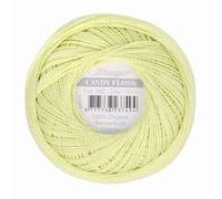 Scheepjes - Scheepjes Candy Floss 392 Lime Juice (165m) Organic Mercerised Cotton Yarn - 1x20g