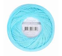 Scheepjes - Scheepjes Candy Floss 397 Cyan (165m) Organic Mercerised Cotton Yarn - 1x20g