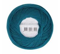 Scheepjes - Scheepjes Candy Floss 401 Dark Teal (165m) Organic Mercerised Cotton Yarn - 1x20g