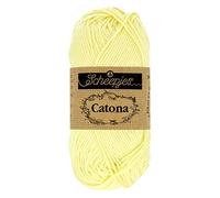 Scheepjes - Scheepjes Catona 100 Lemon Chiffon Yarn - 1x50g
