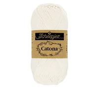 Scheepjes - Scheepjes Catona 105 Bridal White Yarn - 10x50g