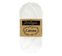 Scheepjes - Scheepjes Catona 106 Snow White Yarn - 1x100g