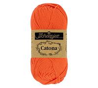Scheepjes - Scheepjes Catona 189 Royal Orange Yarn - 20x25g