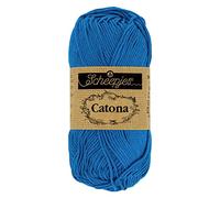 Scheepjes - Scheepjes Catona 201 Electric Blue Yarn - 1x10g