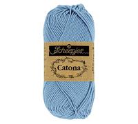 Scheepjes - Scheepjes Catona 247 Bluebird Yarn - 10x50g