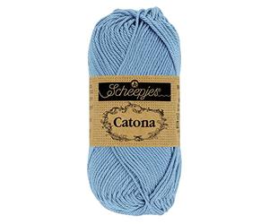 Scheepjes - Scheepjes Catona 247 Bluebird Yarn - 10x50g